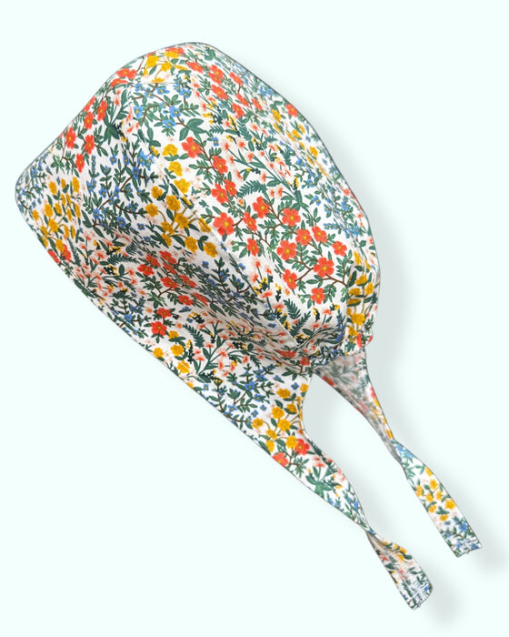 Gorro Clínico Wildwood Garden Crema
