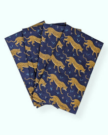  Set 4 servilletas Jaguar Navy - 100% algodón