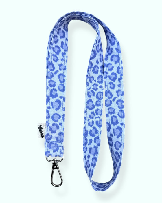 Lanyard Animal Print Blue
