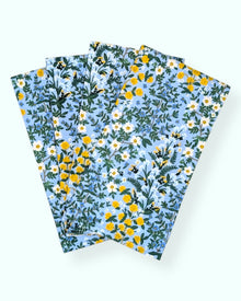  Set 4 servilletas Wildwood Garden Blue - 100% algodón