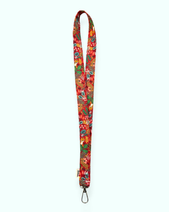 Lanyard Jungla Rojo