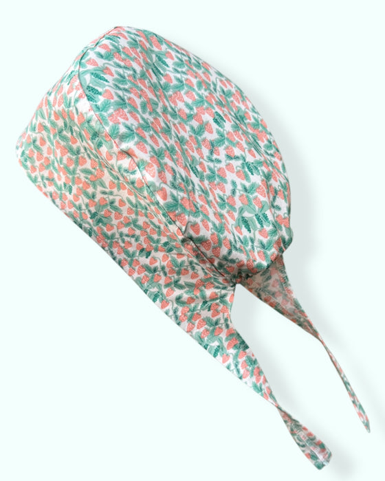 Gorro Clínico Frutillitas en Rosa