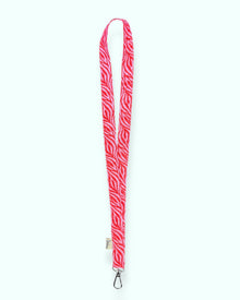  Lanyard Animal Print Cebra Fucsia