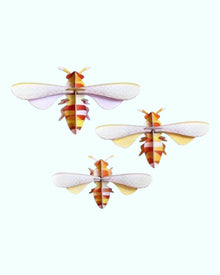  Set de 3 Honey bees