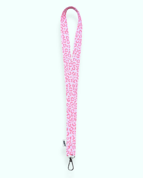 Lanyard Animal Print Pink