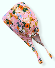  Gorro Clínico Lively Floral Coral