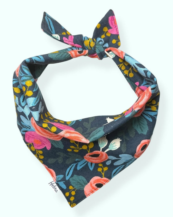 Bandana Mascota Rosa Navy - L