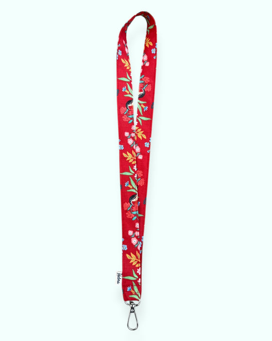 Lanyard Luxemburgo Rojo