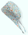 Gorro Clínico Botanical Celeste