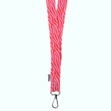  Lanyard Animal Print Cebra Fucsia