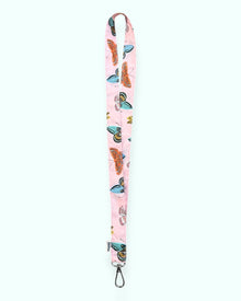  Lanyard Mariposas Rosa
