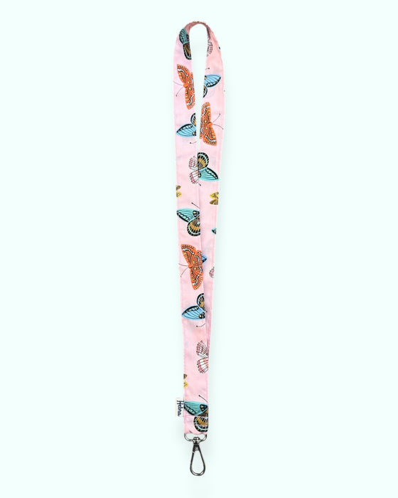 Lanyard Mariposas Rosa