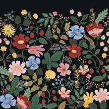 Papel Mural Strawberry Fields Black