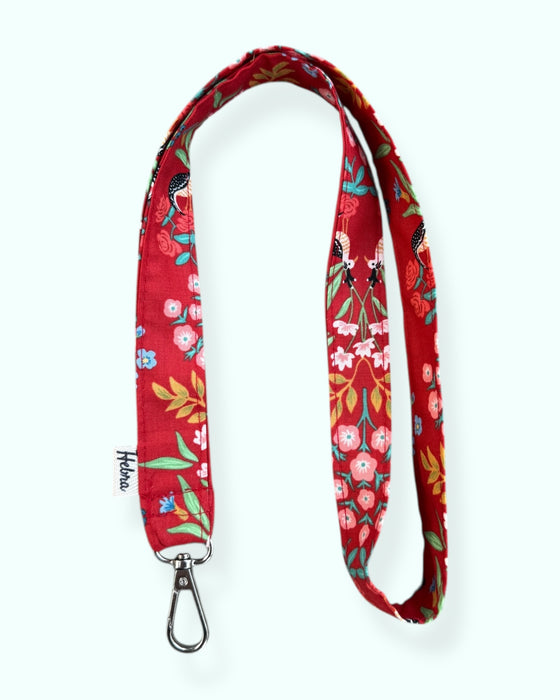 Lanyard Luxemburgo Rojo