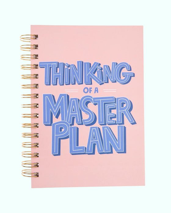 Libreta Espiral Thinking of a Master Plan