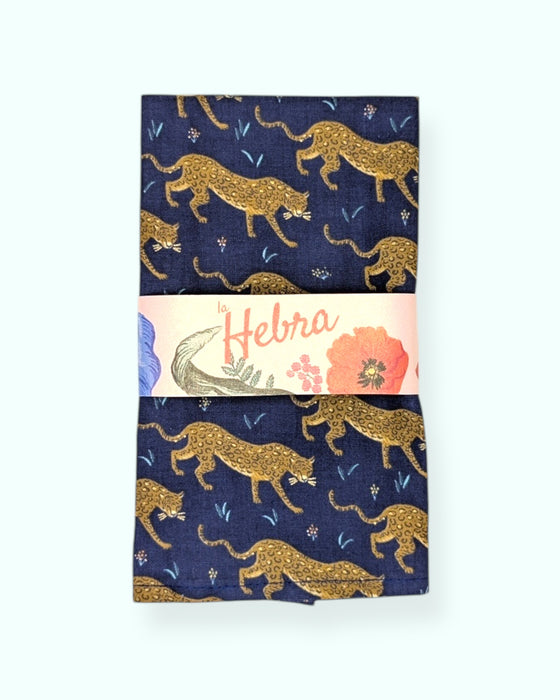 Set 4 servilletas Jaguar Navy - 100% algodón