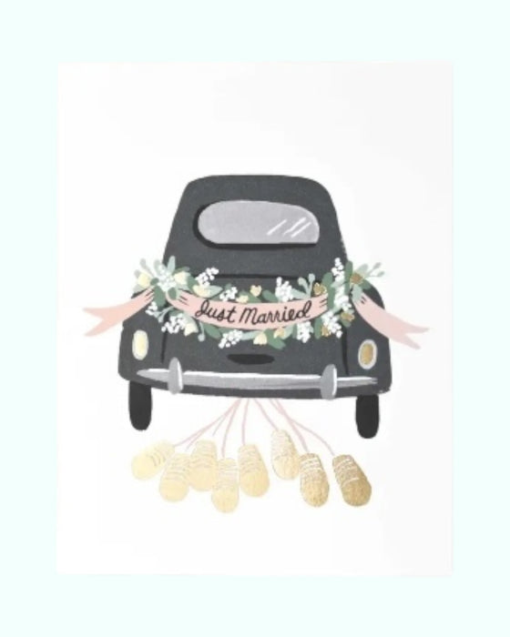 Tarjeta con sobre Just Married