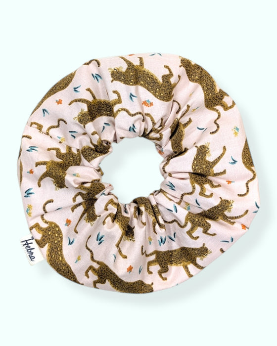 Scrunchie Jaguar Rosa - XL