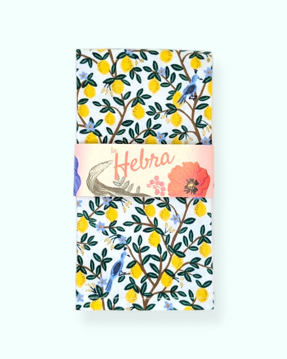 Set 4 servilletas Lemon Grove Menta - 100% algodón