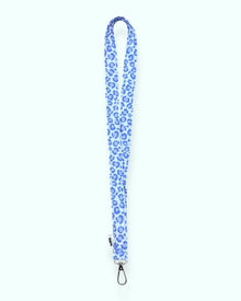  Lanyard Animal Print Blue