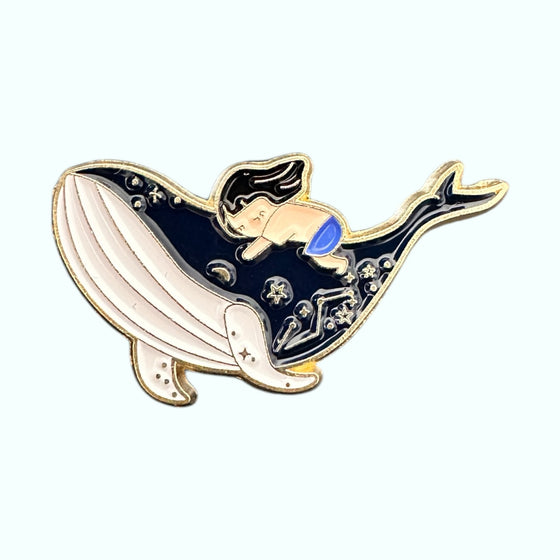 Pin Ballena Niña
