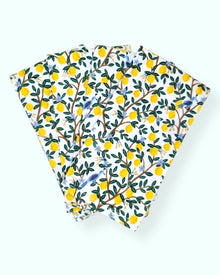  Set 4 servilletas Lemon Grove Menta - 100% algodón