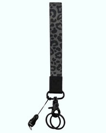  Llavero de mano - Animal Print Gris
