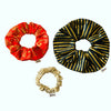 Set 3 scrunchies Dorados