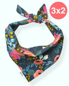  Bandana Mascota Rosa Navy L