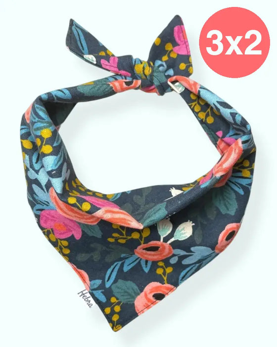 Bandana Mascota Rosa Navy L