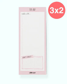  Block de lista imantado Pink
