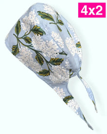  Gorro Clínico Hortensias Celeste