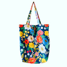  Bolso Vintage Blossom Blue Reversible