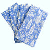 Set 4 servilletas Silhouette Blue - 100% algodón