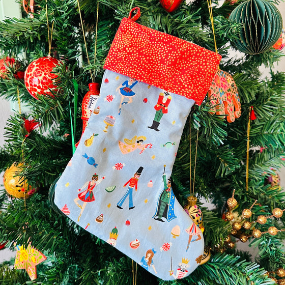 Botita Navidad Celeste