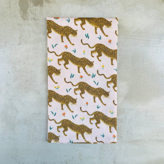 Set 4 servilletas Jaguar Rosa 100% algodón