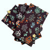 Set 4 servilletas Poli Black - 100% algodón