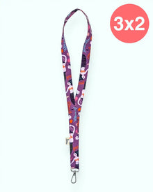 Lanyard Sirenas Lila