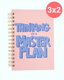  Libreta Espiral Thinking of a Master Plan