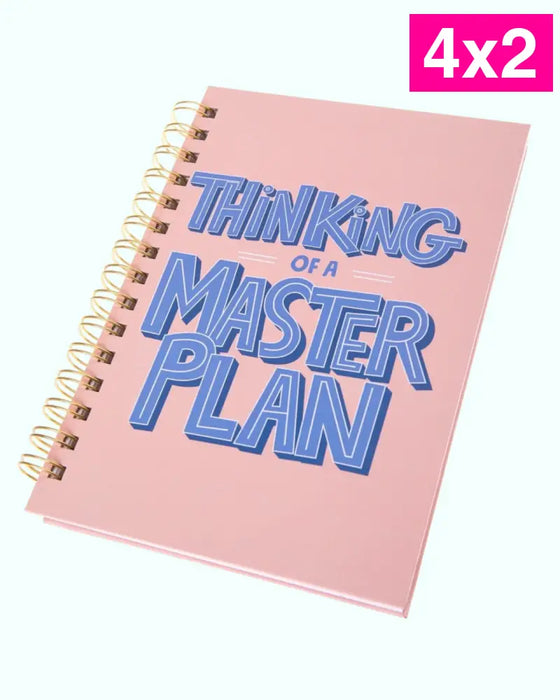 Libreta Espiral Thinking of a Master Plan