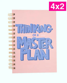  Libreta Espiral Thinking of a Master Plan