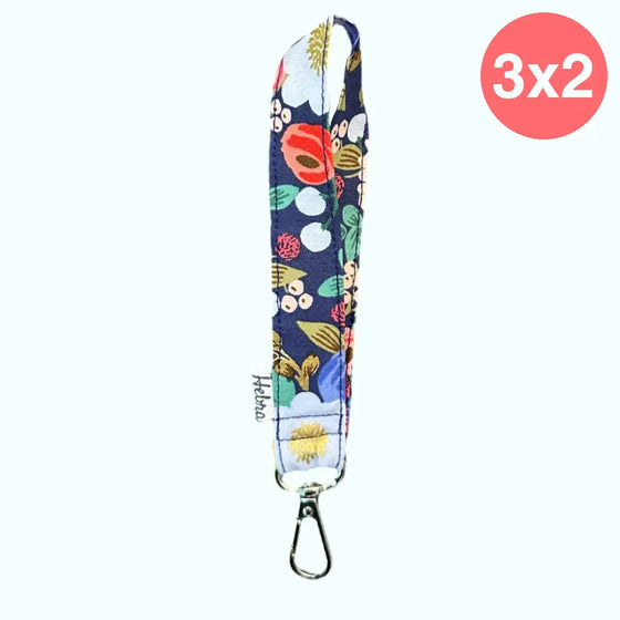Llavero de mano - Vintage Blossom Blue