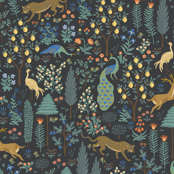 Cojín Borlas Menagerie Black 30x50 cms - 100% lona