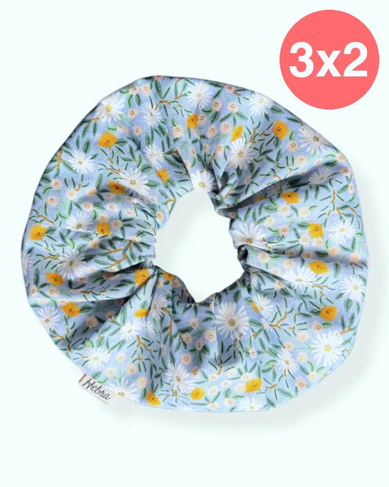 Scrunchie Daisy Celeste XL