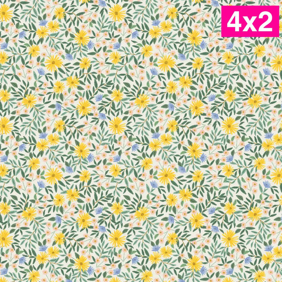 Scrunchie Daisy Crema XL