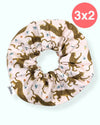 Scrunchie Jaguar Rosa XL