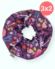  Scrunchie Sirenas Lila XL