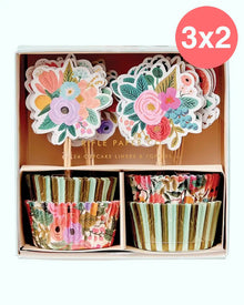  Set 24 Cupcake Liners & Toppers