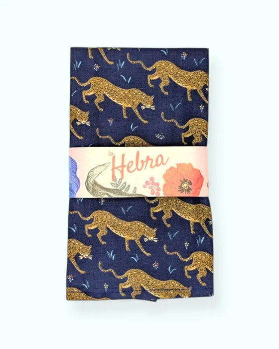 Set 4 servilletas Jaguar Navy 100% algodón