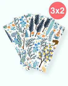  Set 4 servilletas Menagerie Crema 100% algodón